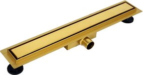 Set rigola pentru dus plus capac 90 cm Balneo Duplex Next auriu periat