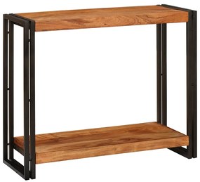 vidaXL Masă de consolă Maro 90 x 33 x 75 cm lemn masiv de acacia