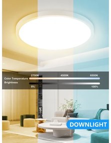 Plafonieră LED RGB dimabilă Immax NEO 07169-W60 TUDO 65W/230V Wi-Fi Tuya + telecomandă