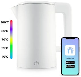 Fierbător inteligent de apă cu termoreglare Niceboy ION SmartKettle 1,7 l 2200W/230V Wi-Fi