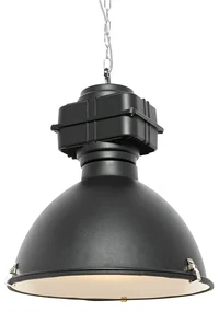 Lampă suspendată industrială neagră 53,5 cm - Sicko