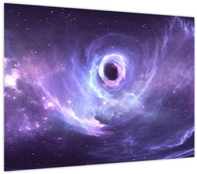 Tablou pe sticlă - Universul (70x50 cm)