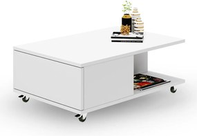 MAT-VIENNA măsuță de cafea, mat alb