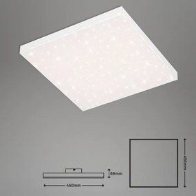 Plafonieră LED dimabilă Briloner 7381-116 STARRY SKY LED/24W/230V + telecomandă