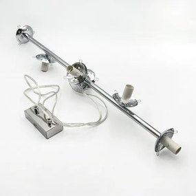 Brilagi - Lustră suspendată pe cablu MALONY, 6 x E14, max. 20W, 230V, crom lucios