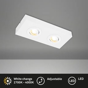 Spot LED Briloner 3996026 CTS 2xLED/4W/230V 2700/4000K alb