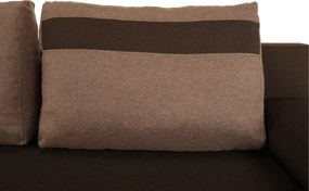 Canapea extensibilă, ciocolatiu/maro deschis, BOLIVIA