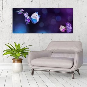 Tablou - Flutute în lavandă (120x50 cm)