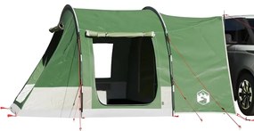 vidaXL Cort auto pentru 2 persoane, verde, impermeabil