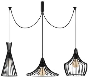 Lustră pe cablu MEZOPOTAMYA 3xE27/40W/230V