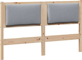 vidaXL Tăblie cap Altele Maro 160 cm Lemn masiv de pin