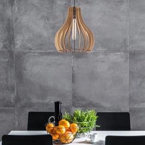 Lustră pe cablu TUCCI 1xE27/60W/230V stejar