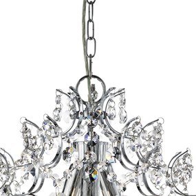 Candelabru cristal K9 design elegant 38cm Harrietta 7673-3CC SRT