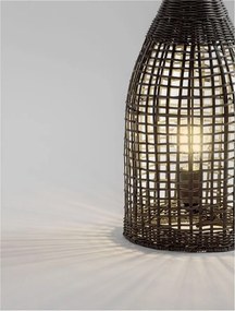 Lampadar/Lampa de podea decorativa ratan natural, NAOS H 54,5cm
