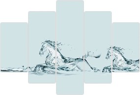 Tablou - Cai din picături de apă (150x105 cm)