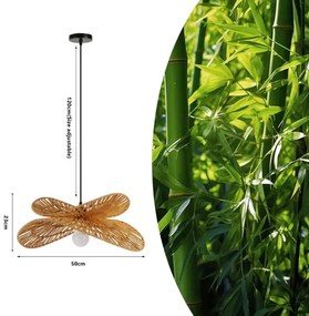 Lustră pe cablu Immax 08265L MARIPOSA 1xE27/40W/230V d. 50 cm iută