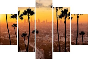 Tablou - Panorama din Los Angeles (150x105 cm)