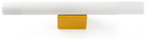 Aplica LED oglinda, tablou IP44 CALMA galben/opal 30cm