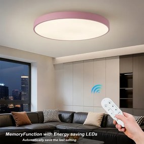 Brilagi-LED Lampă LED dimabilă POOL SMART LED/128W/230V 100 cm Wi-Fi Tuya+telecomandă roz
