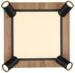 Spot LED ULLA 4xGU10/5W + LED/24W/230V Globo 67306D2