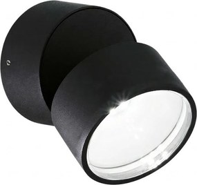 Ideal Lux - Aplică LED de exterior OMEGA, 7W, 230V, CRI 90, IP54, negru