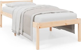 vidaXL Pat pentru seniori, 90x200 cm, lemn masiv de pin