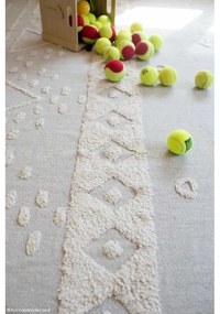 Covor alb lavabil/țesut manual din bumbac 170x240 cm Tribu Natural – Lorena Canals