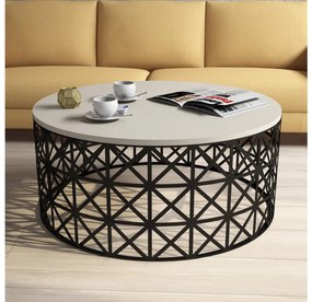 Măsuță de cafea Vutada (crem + negru) . 1093339