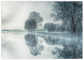 Tablou cu natura iarna (70x50 cm)