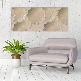 Tablou - Mandale în tonuri aurii (120x50 cm)