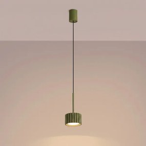 Sollux SL.2679 - Lustră suspendată pe cablu AURA 1xGX53/10W/230V verde