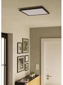 Plafonieră LED de exterior Eglo 901443 ROVITO 17,6W/230V 39x39 cm IP44 negru
