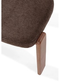 Scaune de dining maro 2 buc. tapițate Nadia – MOME