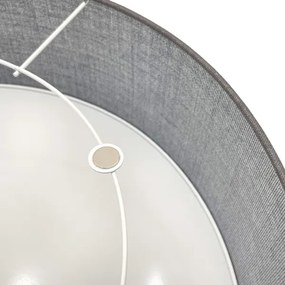 Plafonieră SIRJA 1xE27/15W/230V, Ø 35 cm, gri