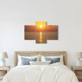 Tablou - Apus de soare peste ocean (90x60 cm)