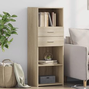 vidaXL Dulap înalt, stejar sonoma, 45x42,5x124 cm, lemn prelucrat