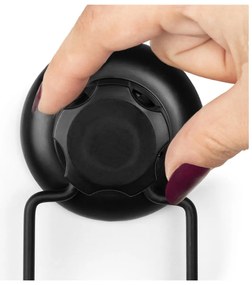 Cârlig dublu autoadeziv de perete Compactor Bestlock, negru