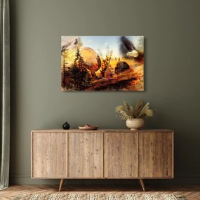 Tablou - Motiv șamanic (90x60 cm)