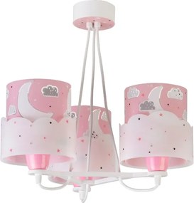Dalber 61237S - Lustră copii MOON 3xE27/60W/230V