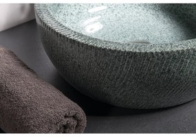 Chiuvetă verde rotundă din ceramică ø 42 cm Priori – Sapho