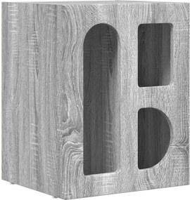 vidaXL Noptieră Gri Sonoma 40 x 35 x 50 cm Lemn compozit