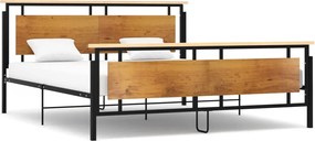 vidaXL Cadru de pat, 180 x 200 cm, metal