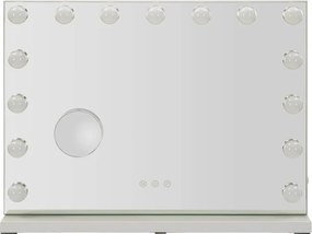 Oglindă de perete cu led/cu raft 55x43 cm Hollywood – Mauro Ferretti