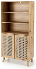 Dulap cu rafturi Rustico, stejar artisan