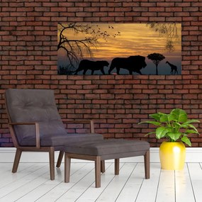 Tablou cu Safari (120x50 cm)