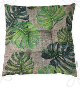 Pernă pentru scaun Minimalist Cushion Covers Banana Leaves, 40 x 40 cm