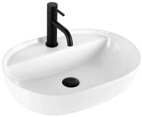 Rea Aura lavoar 50.5x38.5 cm ovale de blat alb REA-U4620