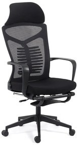 Scaun ergonomic cu suport de picioare SYYT 9502 negru