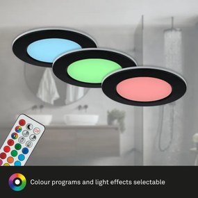 SET 3x plafonieră LED RGBW dimabilă pentru baie LED/4,8W/230V IP65 Briloner