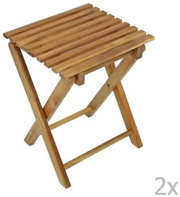 Scaune de grădină maro 2 buc. Tacoma – Garden Pleasure